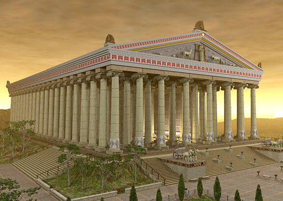 temple of artemis inside